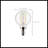 3 Watt, G16.5 LED Dimmable Light Bulb, Warm White Bulb-72491920