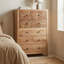 Commode 5 tiroirs en bois massif