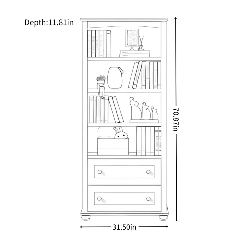 Vitrine moderne blanche simple