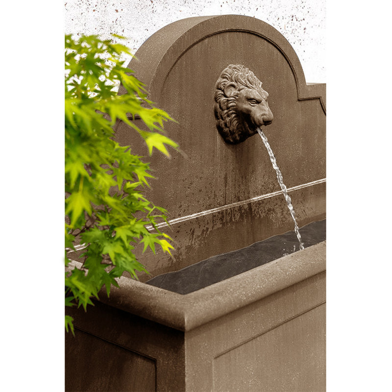 Portofino Floor Fountain, Aged Limestone
