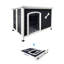 Grande niche pour chien en bois-646241700