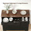 Buffet, armoire de cuisine 43 po, noir