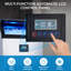Machine à glaçons commerciale, machine à glaçons sous le comptoir en acier inoxydable 200 lb, capacité de rangement de 420 watts et 55 lb
