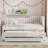 Full Size Upholstered Daybed with Trundle and 3 Storage Drawers – Space-Saving Sofa Bed for Small Rooms & Guest Use, Beige-1781866236-1781866239