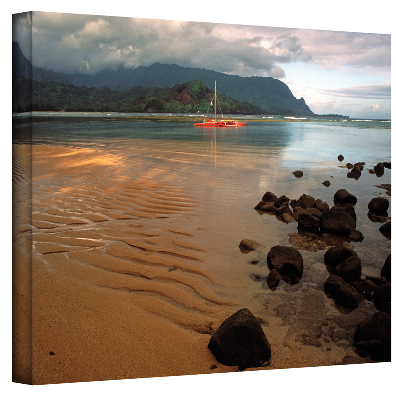 Bay at Dawn - reproduction de photo sur toile, 24 po x 36 po, Toile tendue