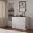 Farmhouse Murphy Bed Cabinet With Storage Drawer, USB Charging Station & Fold-Out Design-431667791