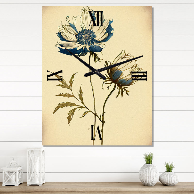 Jaydy - Horloges murales florales, Très petit