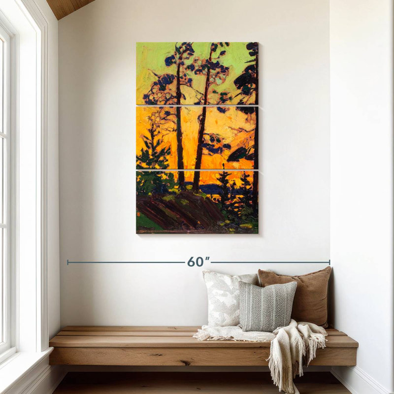 Pin Harnek au coucher du soleil, H 45 po x l 28 po