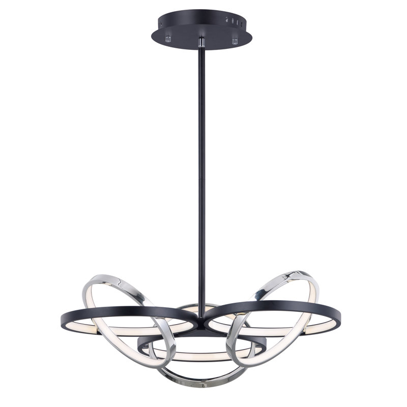 Lustre géométrique 6 lumières unique Ananke
