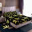 Rainbow Flower Power Bedding Set - Groovy Vintage Floral Sheets - 1960s 1970s Inspired Iridescent Swirls - Funky Pillowcases & Top Sheet - Cozy Retro Bed Set-115841506-115841512