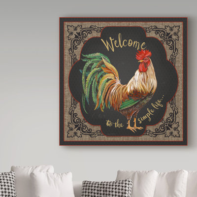 «Country Kitchen 3» par Deagen, impression sur toile tendue