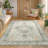 Area Rug Washable Bohemian Vintage Style Rug Low Pile Distressed Floor Carpet for Living Room Bedroom Kitchen Dining-1391935914