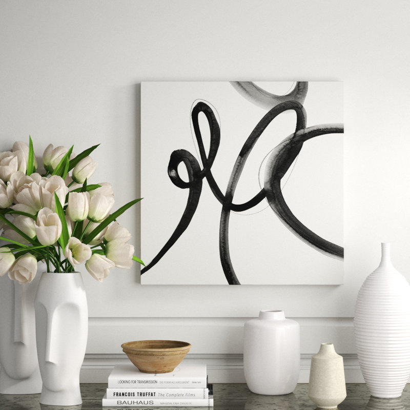 Heartbeat Note X Print by Barclay Butera, 24" H x 24" W, Image Brush Gel