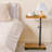 C Table End Table Adjustable Height,C Shaped End For Couch,Snack Tables,360°Swivel TV Tray Sofa Table-276887283