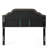 Full Sized Headboard In Charming Grey Velvet With Button Charisma Attractive Allure-441880599-441880593