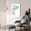 Art mural en verre Winston Porter «Carols Roses 2 Blue» par Shirley Novak-1779939035