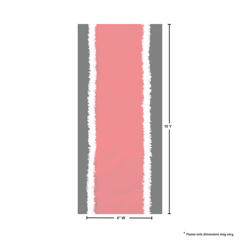 Velvet Fuzzy Edge Ribbon Set Of 3