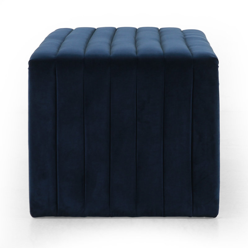 Augustine Upholstered Bench, Sapphire Navy