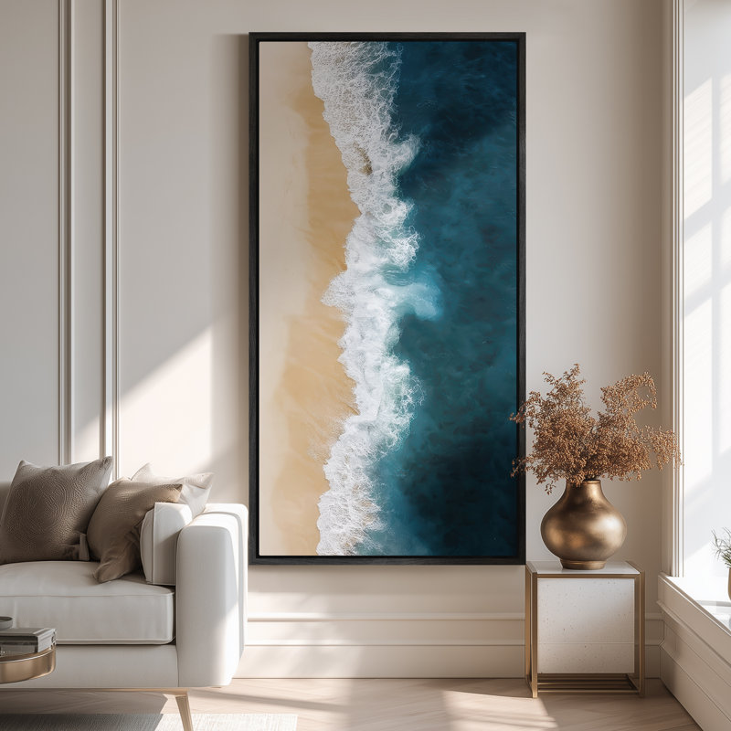 Très grand art mural sur toile encadré - impressions murales rétro pour chambre à coucher, Noir
