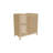 Natural bamboo large capacity basin cabinet