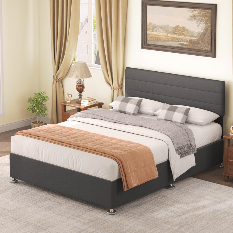 Upholstered Bed, Small Double (4')