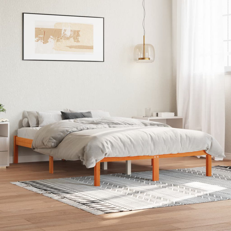 Eakin Solid Wood Bed, Double (4'6)