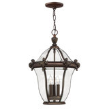 San Clemente 3 -Bulb 22" H Mains only Outdoor Hanging Lantern