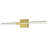 Integrated LED Satin Gold Vanity Light – For Bathroom, Powder Room, Bedroom – Dimmable, Modern Wall Fixture-94314912