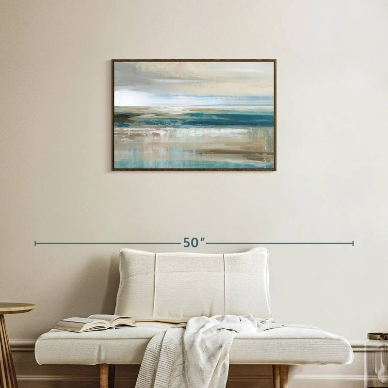 Mer de Kofi, Cadre flottant noyer, 31 po x 21 po