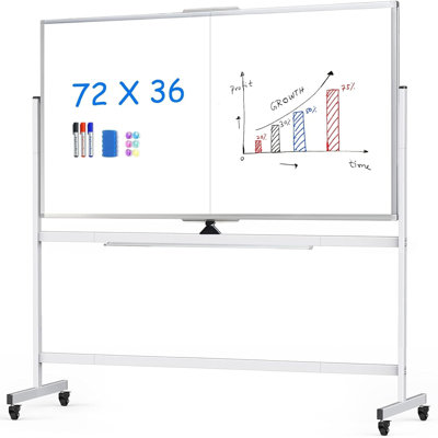 48 po x 36 po, tableau blanc pliable sur deux côtés