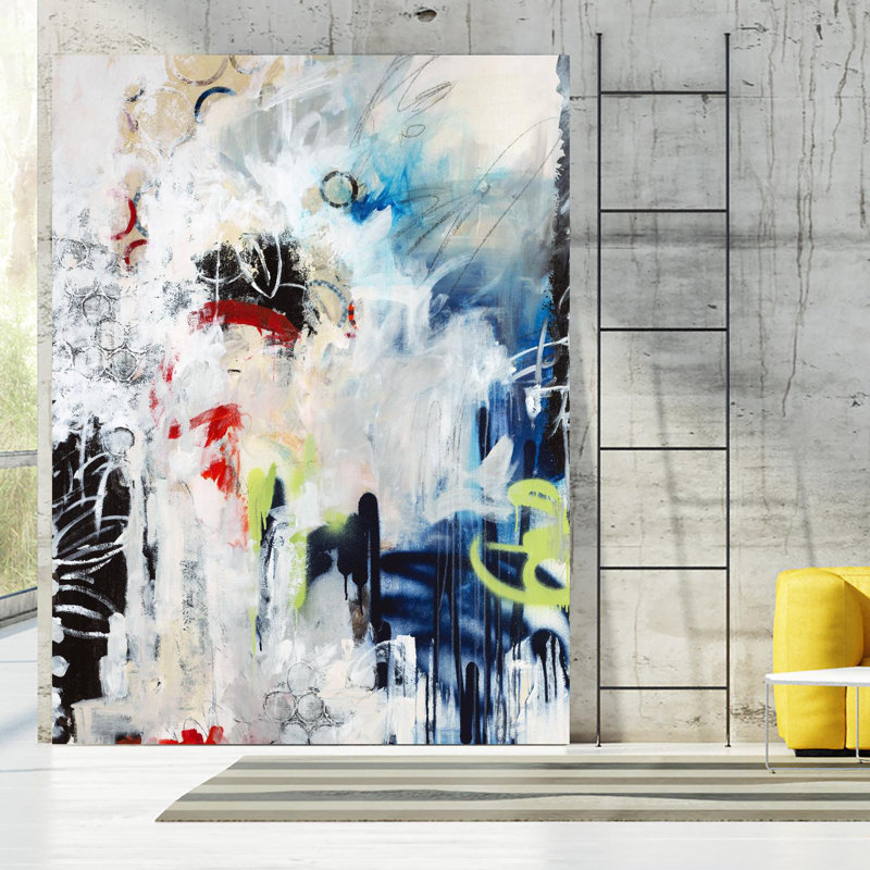 Vase peint sur toile