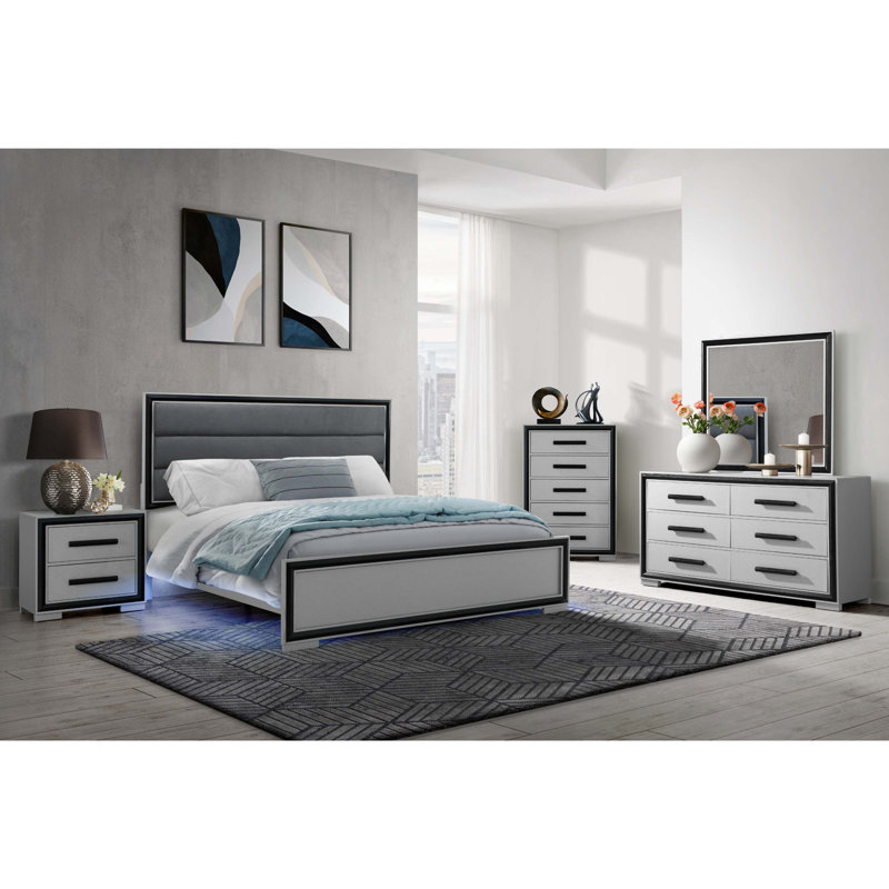 Adelaide King Bed W/Led, King