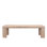 Pine Rectangular Solid Wood Top with Solid Wood Base Dining Table