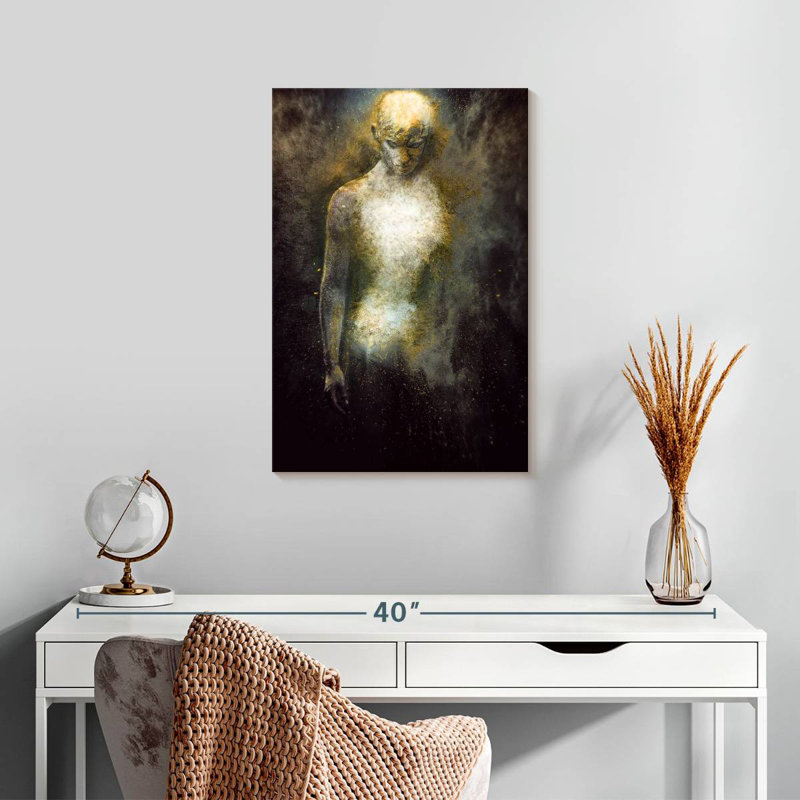 Leisha Human Abstract, 24" H x 16" W
