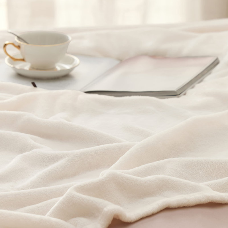 Couvre-lit pour lit - Couvertures douillettes douillettes en polaire, jeté en flanelle chaude et légère pour toutes les saisons