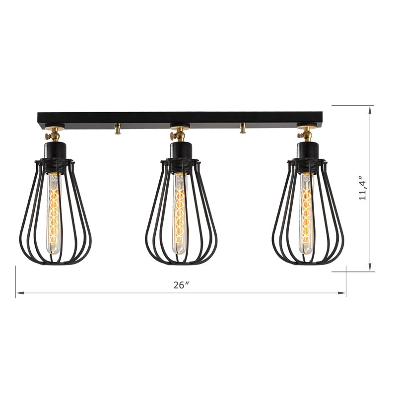 Projecteur directionnel 25,98 po 3 lumières Crewe