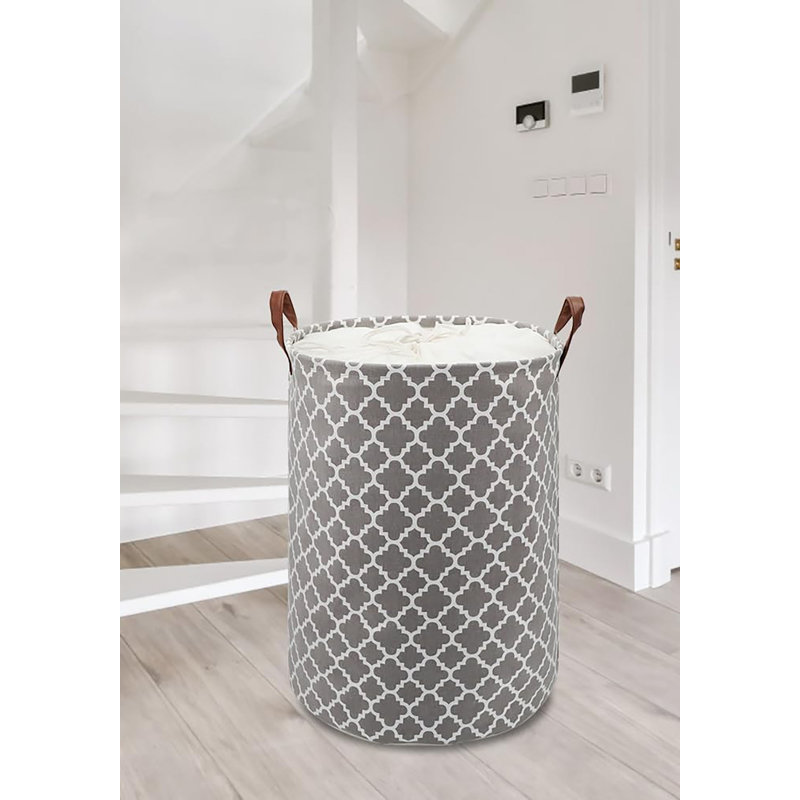 Lark Manor Fabric Basket, Grey