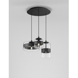 Futura Suspension 3 Multicolor 1 Matt Black 1 E26 Ul