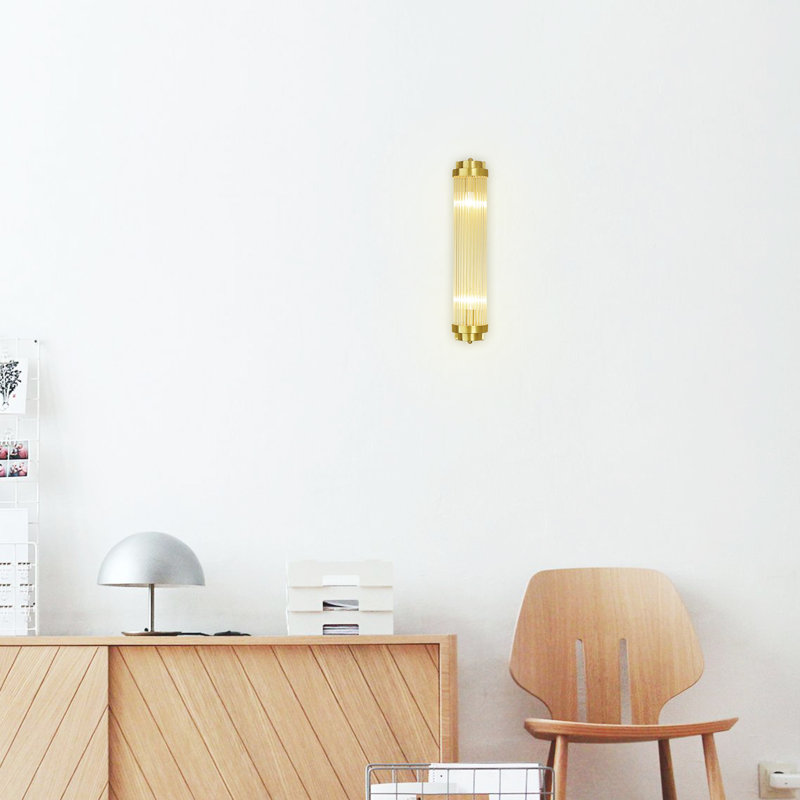 Roslinde Flush Mounted Sconce, Gold