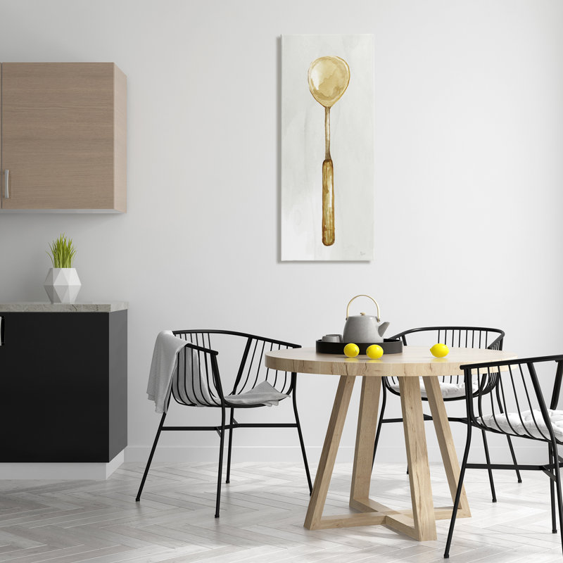  «Rustic Kitchen Utensil Canvas» par Nan, H 40 po x l 17 po