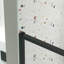 Porte de douche en verre 38-42 "x H 71" Piovt