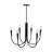 Bronte - Chandelier - 6-Light - Black