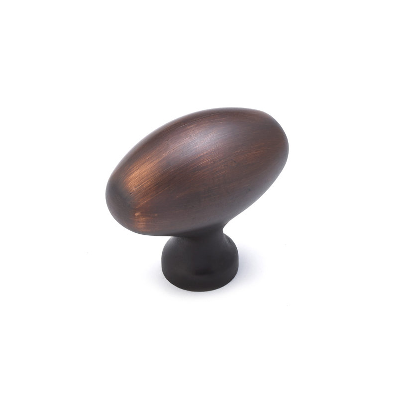 Poignée ovale Expression, Bronze huilé et brossé