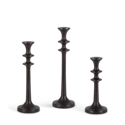 Manor 14'' H Aluminum Tabletop Candlestick