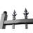 20FT x 7FT Heavy-Duty Bi-Parting Iron Gate – Galvanized Steel Driveway Entrance Gate  (Tree Flower)-134895504