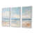 White Floater Framed