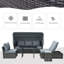 Abbygayl 5 Seater Rattan Sofa Set