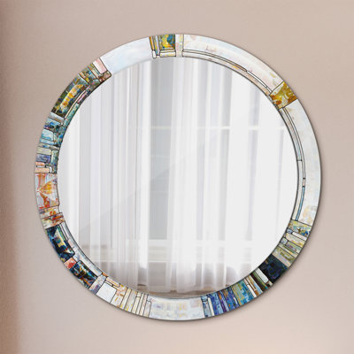 Huldar Glass Flat Wall Mirror