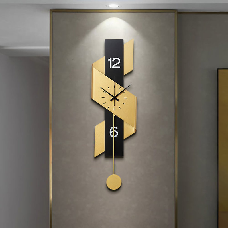 Très grande horloge murale 34,3 po