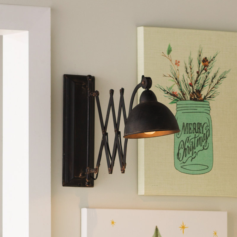 Orofino Iron Swing Arm Sconce